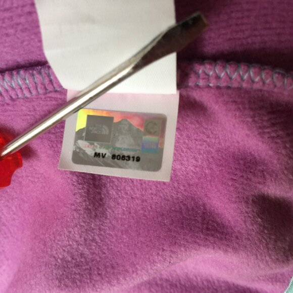 North Face Toddler Full Zip Hoodie Jacket Blue / Orange Size 6-12 Months - Picture 15 of 15